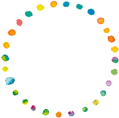 ドットの丸モチーフ