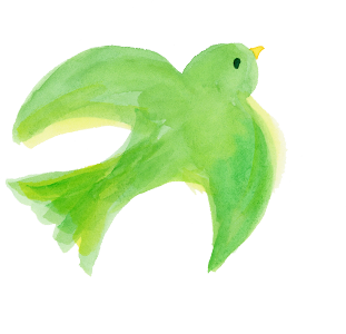 飛ぶ鳥のイラスト